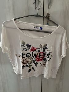 White Crop Top From Lifestyle
