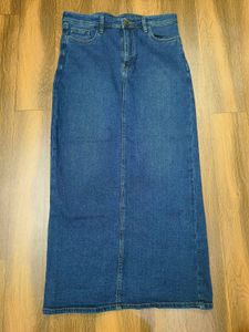Denim Maxi Skirt