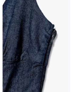 ZARA Z1975 STRAPPY DENIM MIDI DRESS