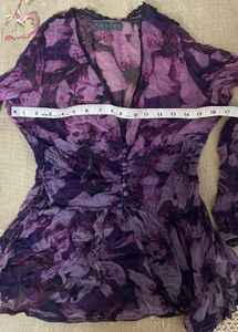 Floral Purple Top