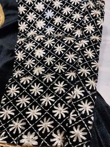 Butique Black Velvet Kurta