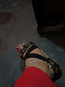 Criss Cross Black Sandals