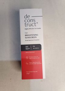 Deconstruct Brightening Sunscreen