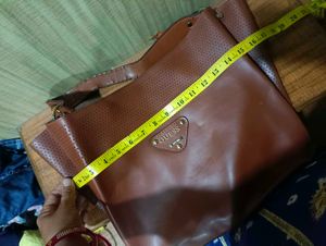 Guess Brown Perforated Tote Bag