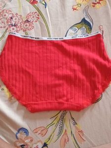 Red Ribbed Briefs