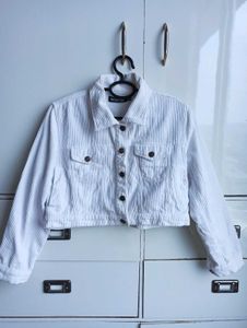 Cropped Corduroy Jacket