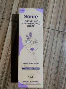Sanfe Hair Removal Cream +Compact+Earrings