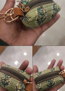 Floral Print Coin Pouch