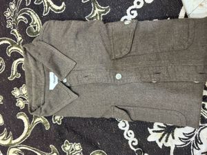 Yongma Brown Button-Up Shirt Msize