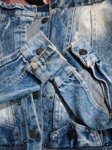 Denim Men&#39;s Jacket , Party Wear