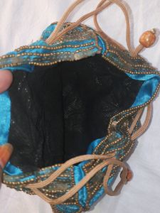 Blue Potli Bag