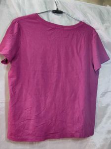 Magenta Graphic Print Tee💜