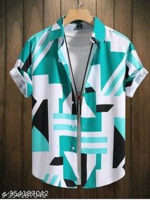 Cool Geometric Print Shirt