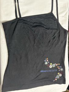 Versace black camisole