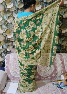 Floral Print Saree