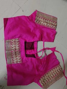 Pink Colour Lehenga Choli Without Dupatta
