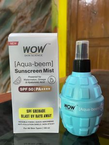 WOW Aqua Beem Sunscreen Mist 🩵🌞🧴