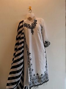 stich kurti with duppta fixed rate