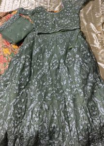 Green Colour Lehenga