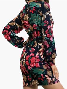 Floral Wrap Dress