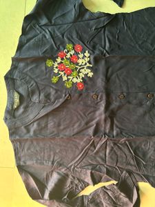 Navy Blue  Beautiful  Top