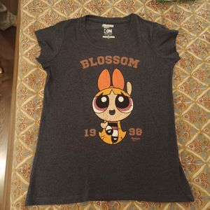 Powerpuff Girls Blossom Tee blue black