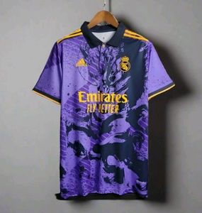 ADIDAS REAL MADRID PURPLE DRAGON JERSEY SIZE -L