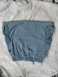 Denim Mini Skirt