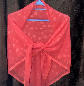 Pink Bubble Scarf/ Stole