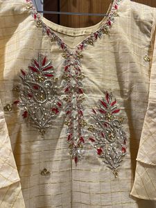 Elegant Embroidered Kurta