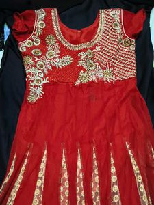 Red Embroidered Lehenga Choli