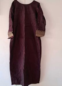 Deep Purple/eggplant Color 3 Piece Stitched Suit