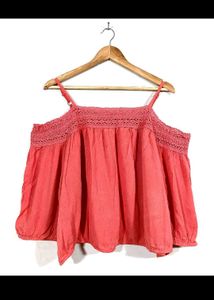 Off Shoulder Faded Top