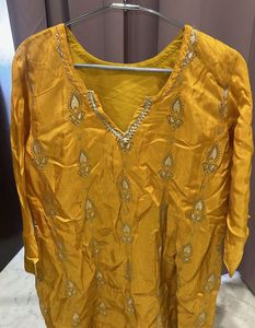Elegant Yellow Kurta for festive wear