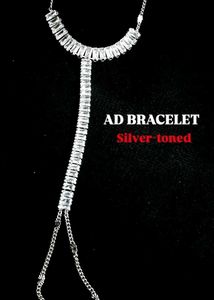 Silver-Toned AD Bracelet