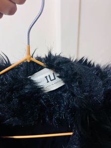 Woollen Black Jacket - M