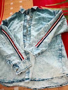 Striped Denim Shirt