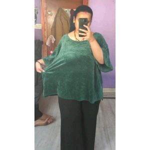 Velvet Green Super Soft Top