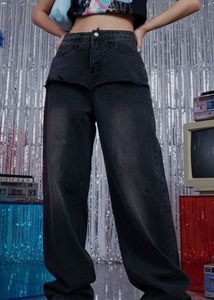 Charcoal Wrap Super Baggy jeans