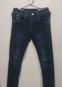 Stylish Dark Blue Denim Jeans