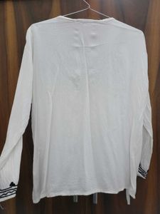 Cotton Chikankari Short Kurti