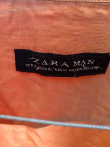 Zara Men Shirt Full Sleeves Size 46 Cm/18in