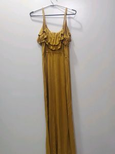 mustard gown