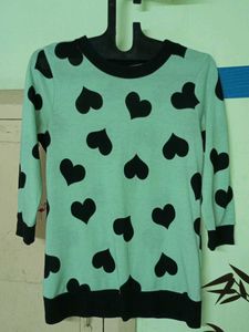 Heart Print Top