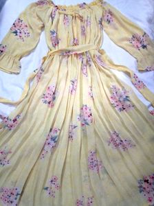 Floral Off-Shoulder Dress
