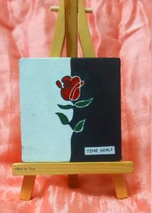 Mini Rose Painting - Time Heals