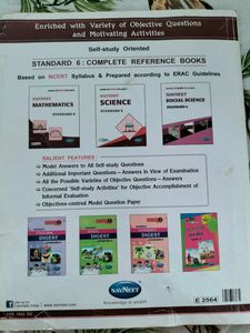 NAVNEET OF STD-6 SCIENCE (Based On NCERT Syllabus)