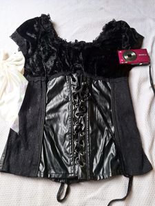 Leather Corset Top