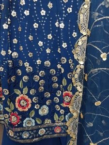 Peacock Peplum Suit
