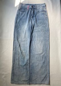 Light Wash Wide Leg Jeans